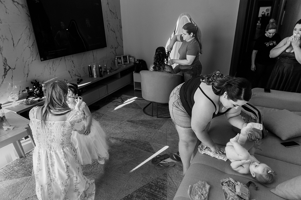 making of noiva em casa