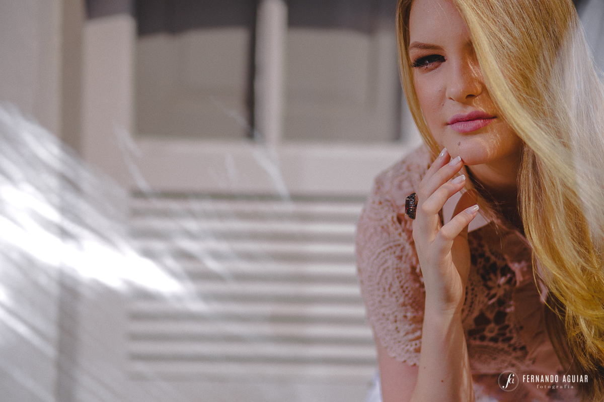 Retrato feminino, ensaio de 15 anos.