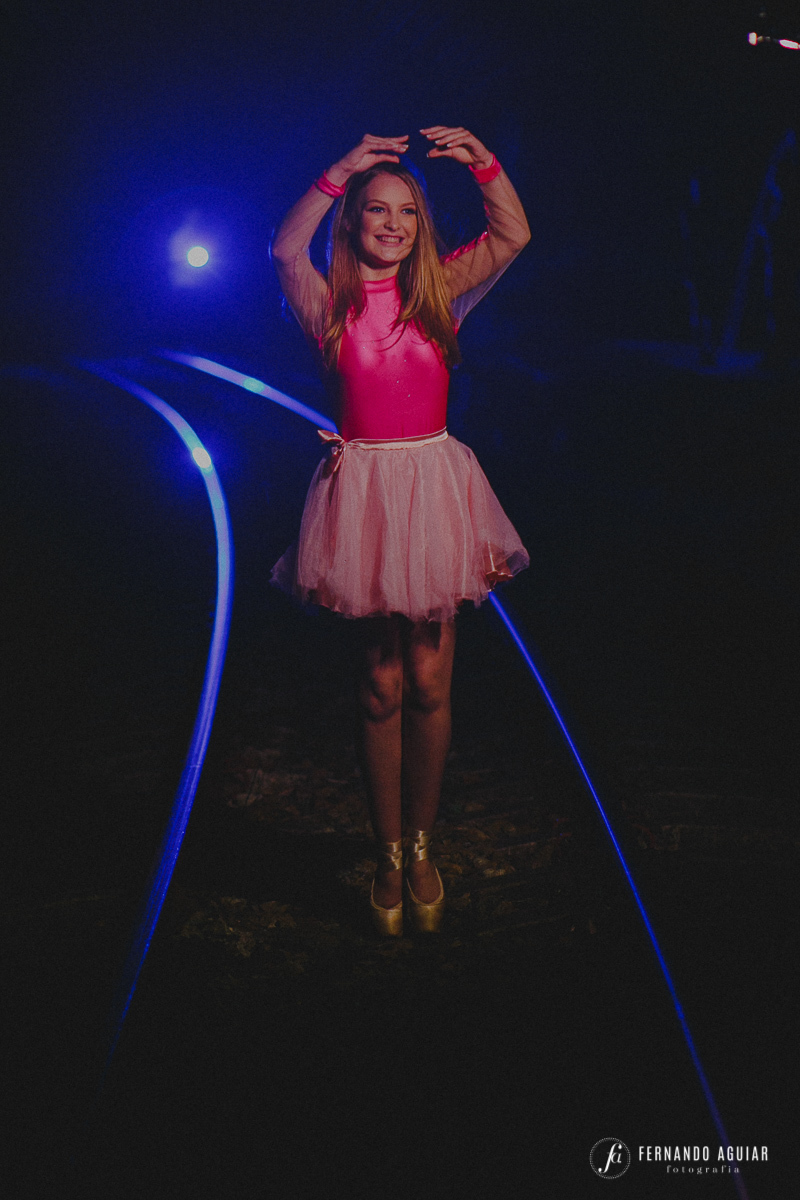 Book 15 anos, bailarina.