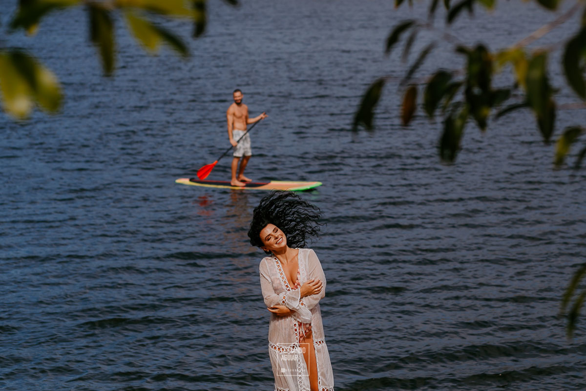 fotos criativa ensaio pre-casamento de noivos praticante de esportes