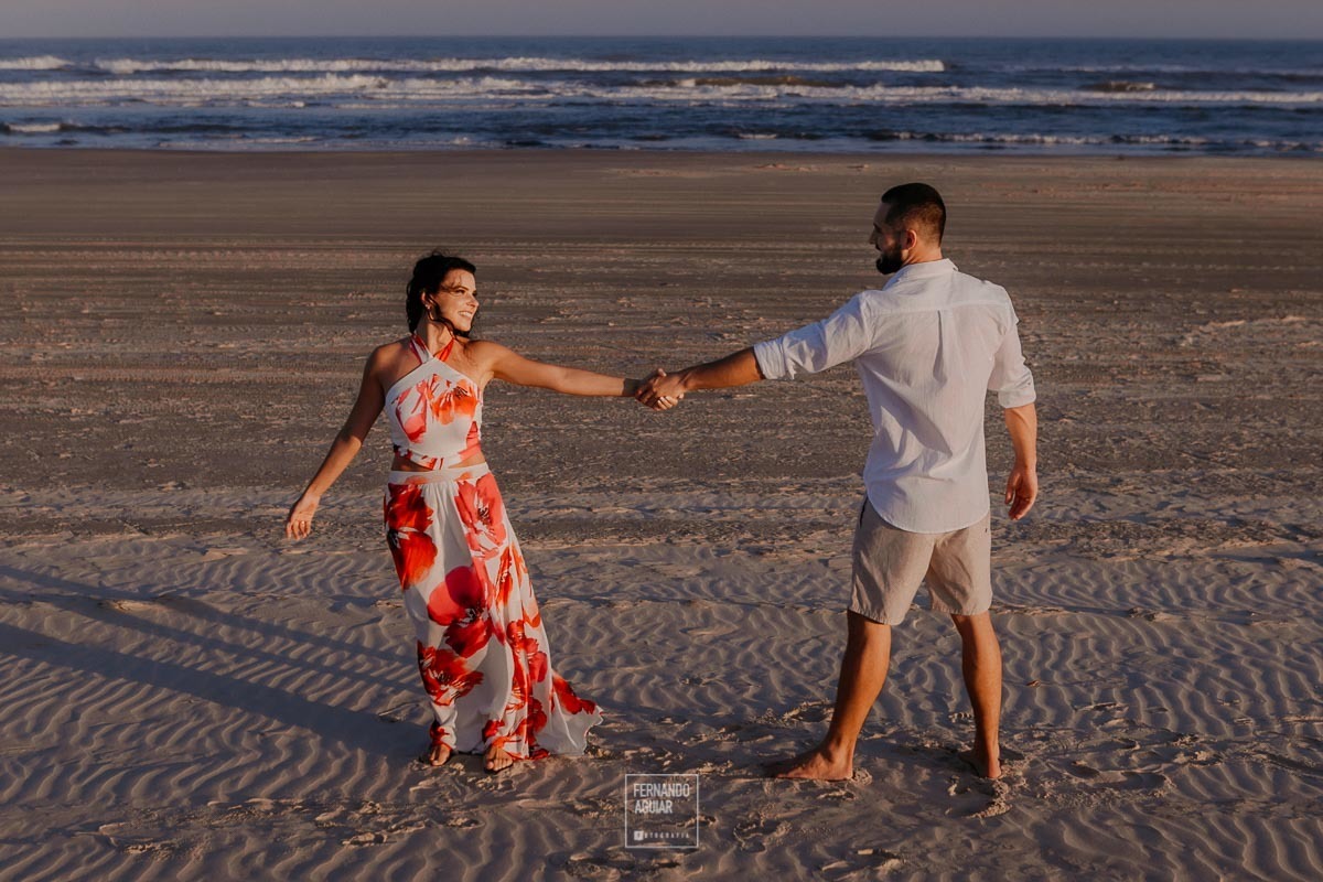 foto pre-casamento praia