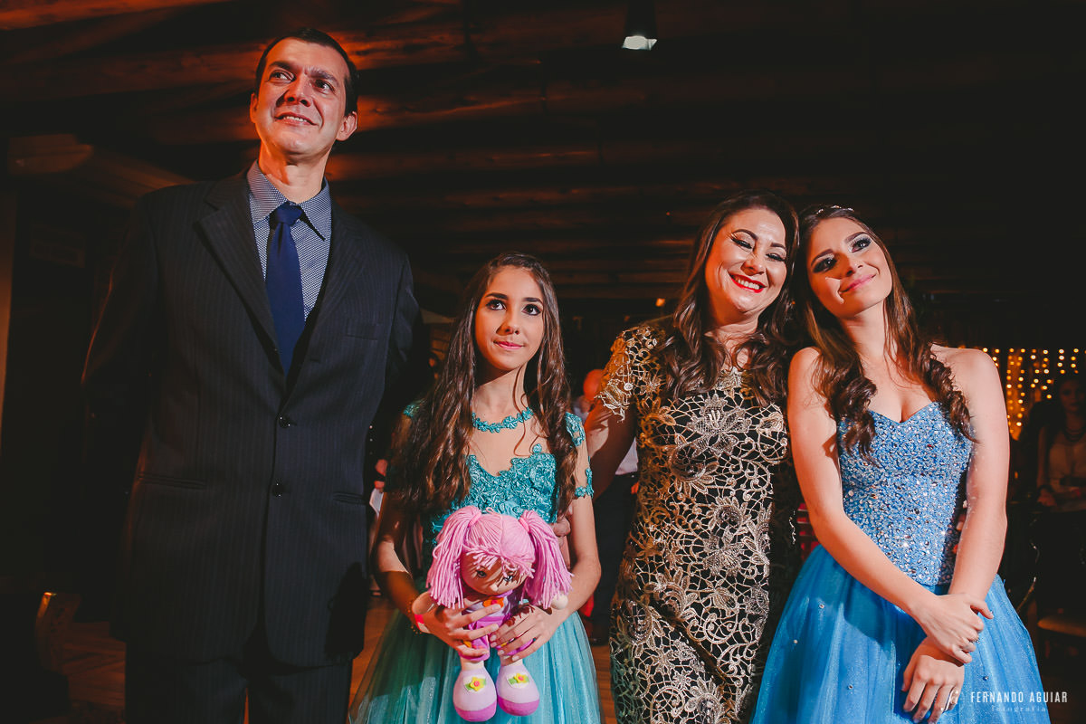 família aniversariante afeto e carinho