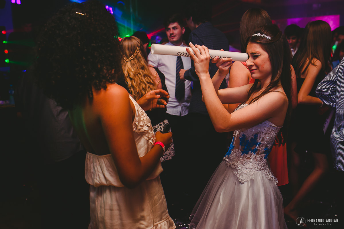 foto divertida na festa de 15 anos