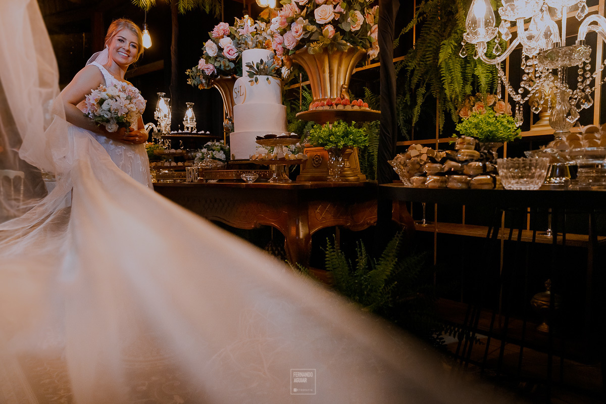 retrato criativo noiva pronta 