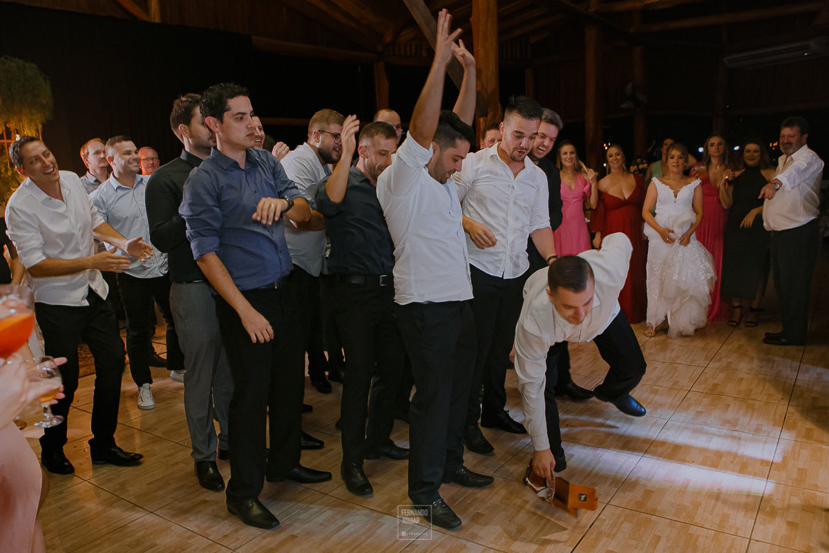 padrinho pegando o whisk