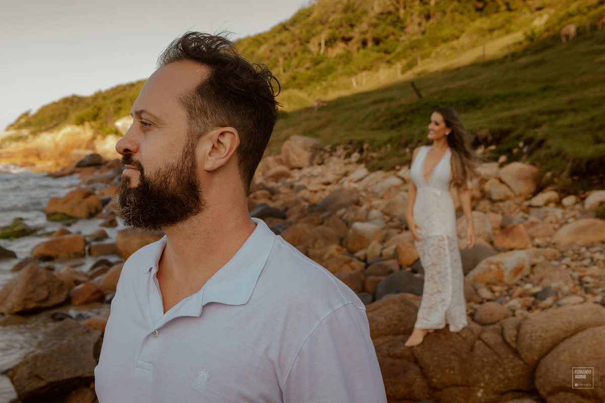 noivos na praia do rosa 