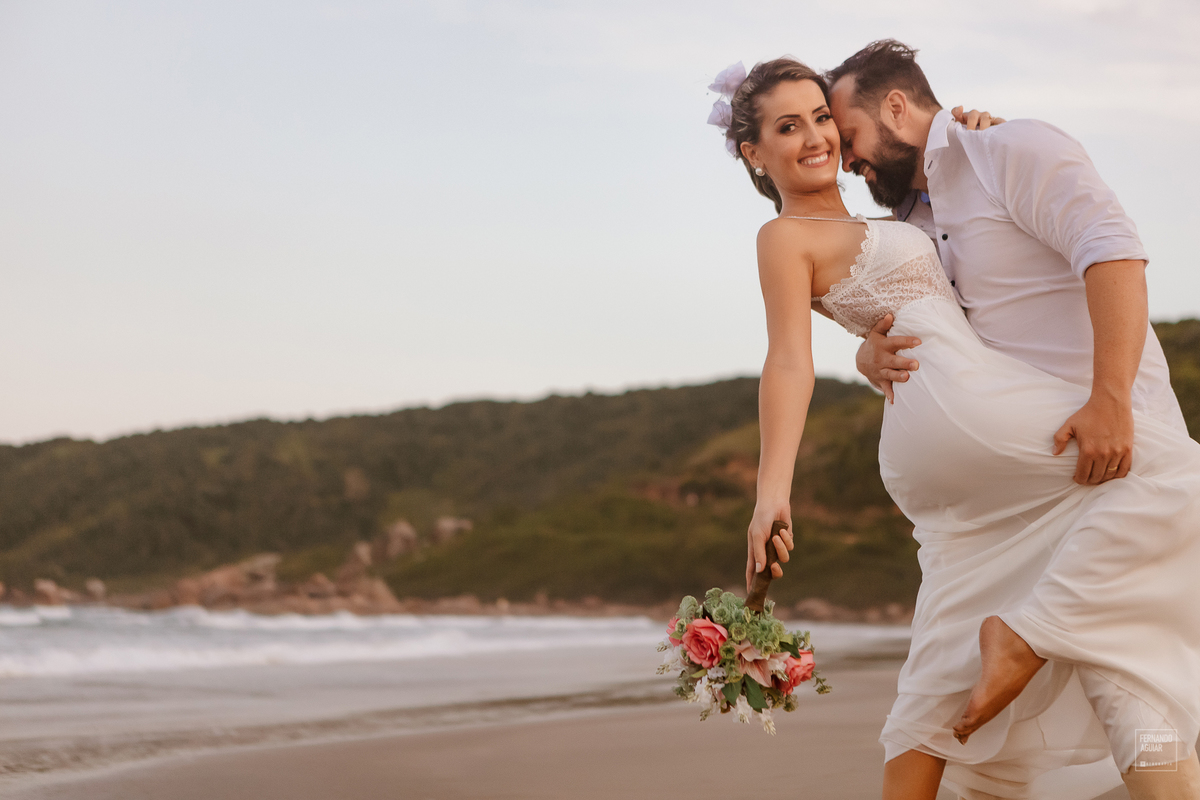 noiva ensaio pre casamento praia do rosa 