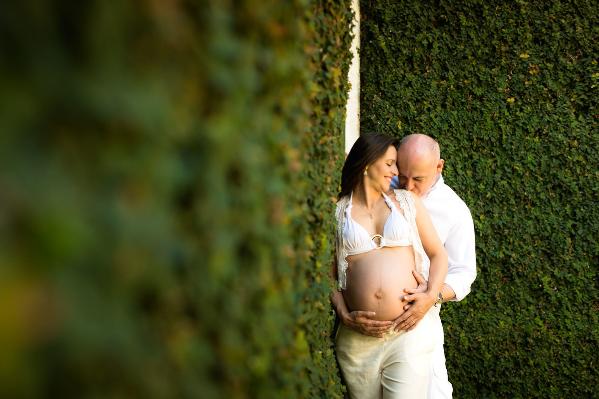 ensaio de gestante no jardim botanico em são paulo