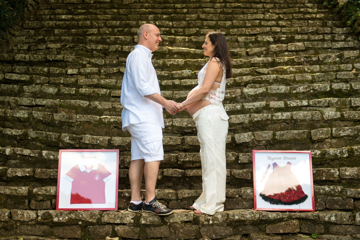 ensaio de gestante no jardim botanico em são paulo