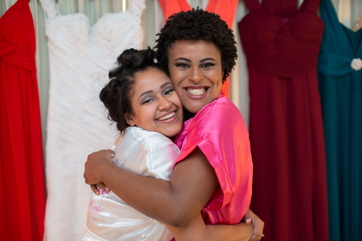 making of da noiva com as madrinhas no hotel solarium