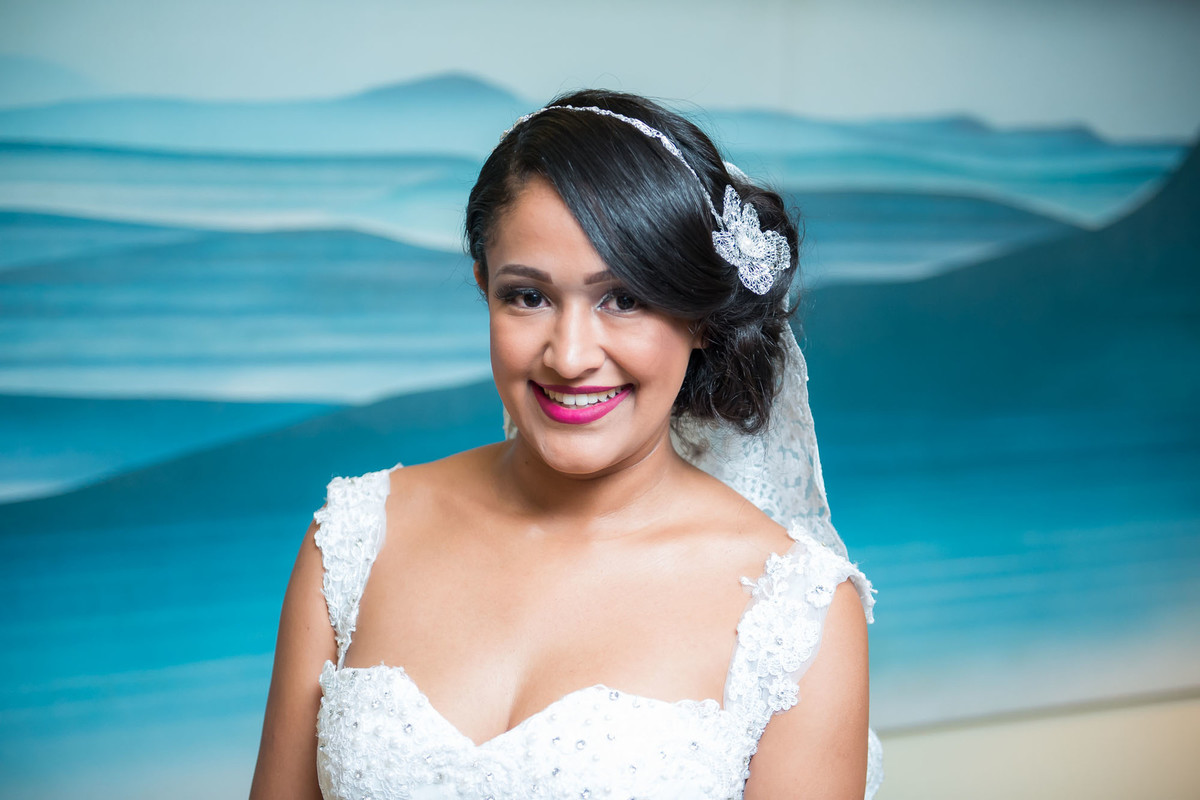 noiva pronta antes do casamento