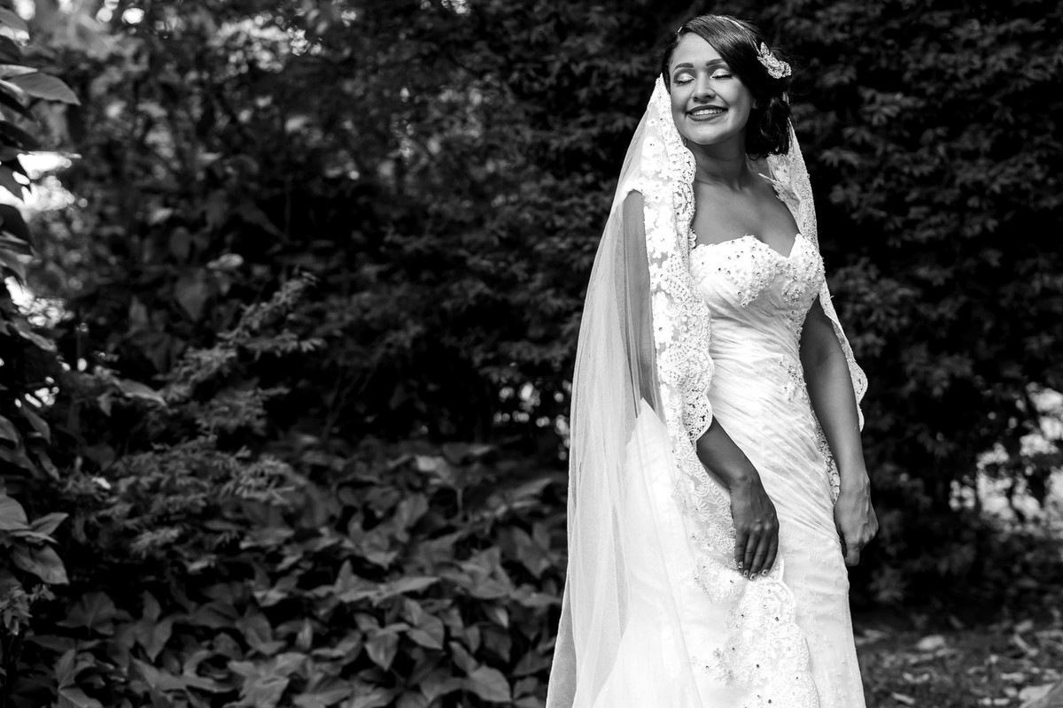 noiva pronta antes do casamento