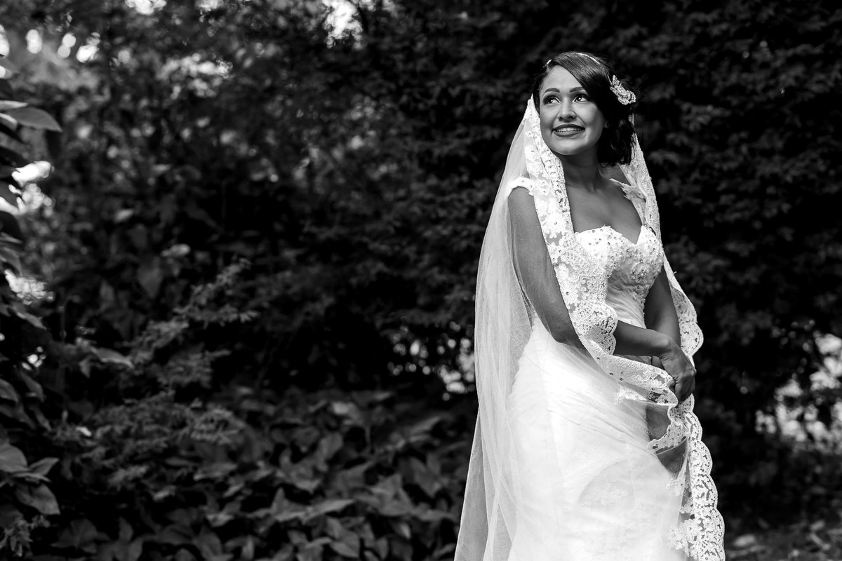 noiva pronta antes do casamento