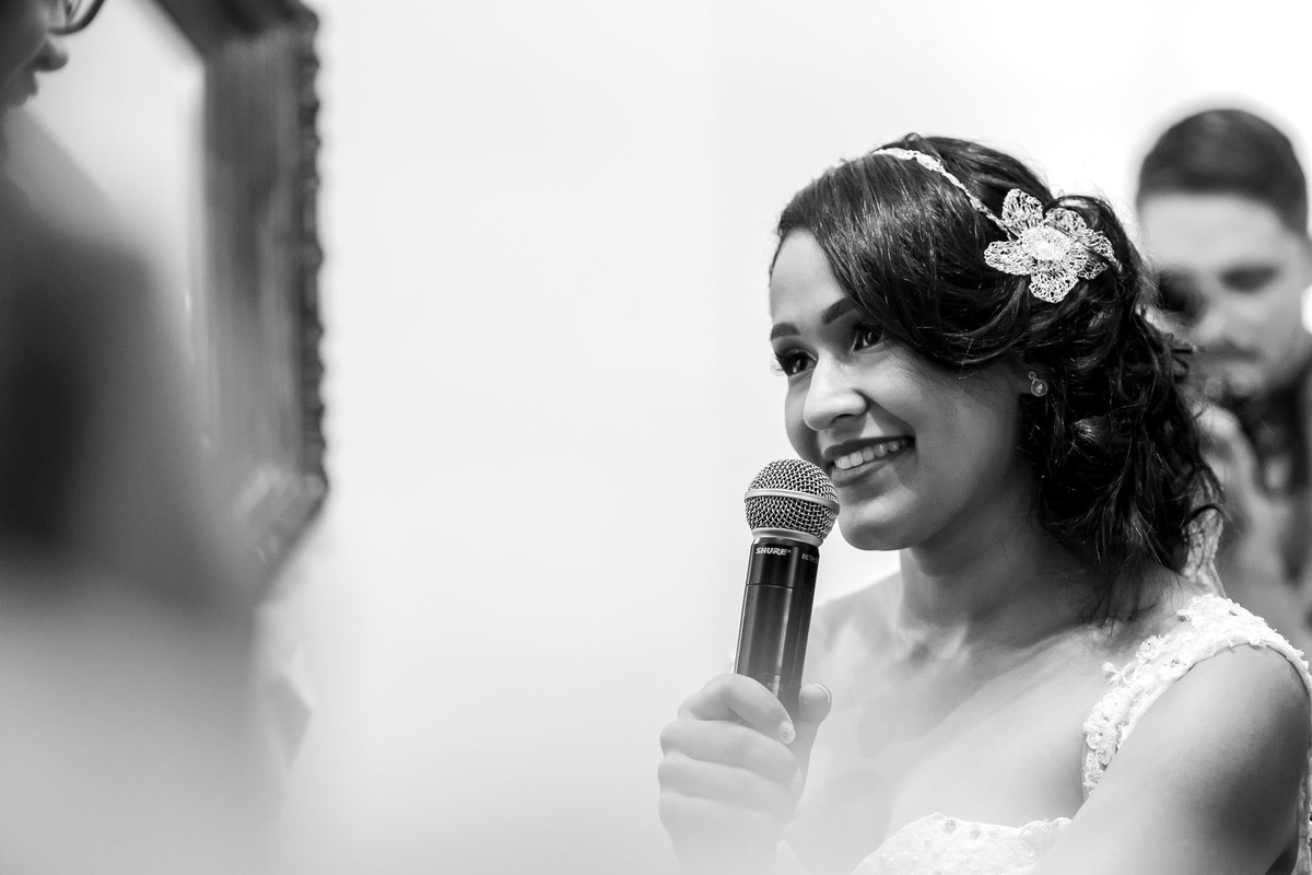 noiva falando os seus votos