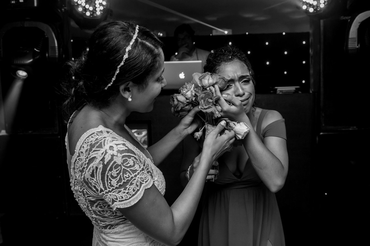 irmã da noiva pegou o buque