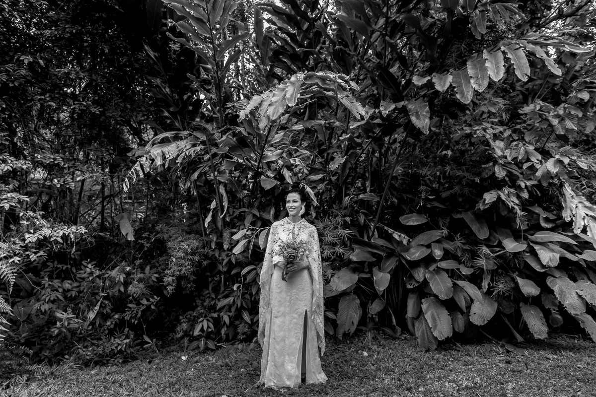 noiva pronta antes do casamento