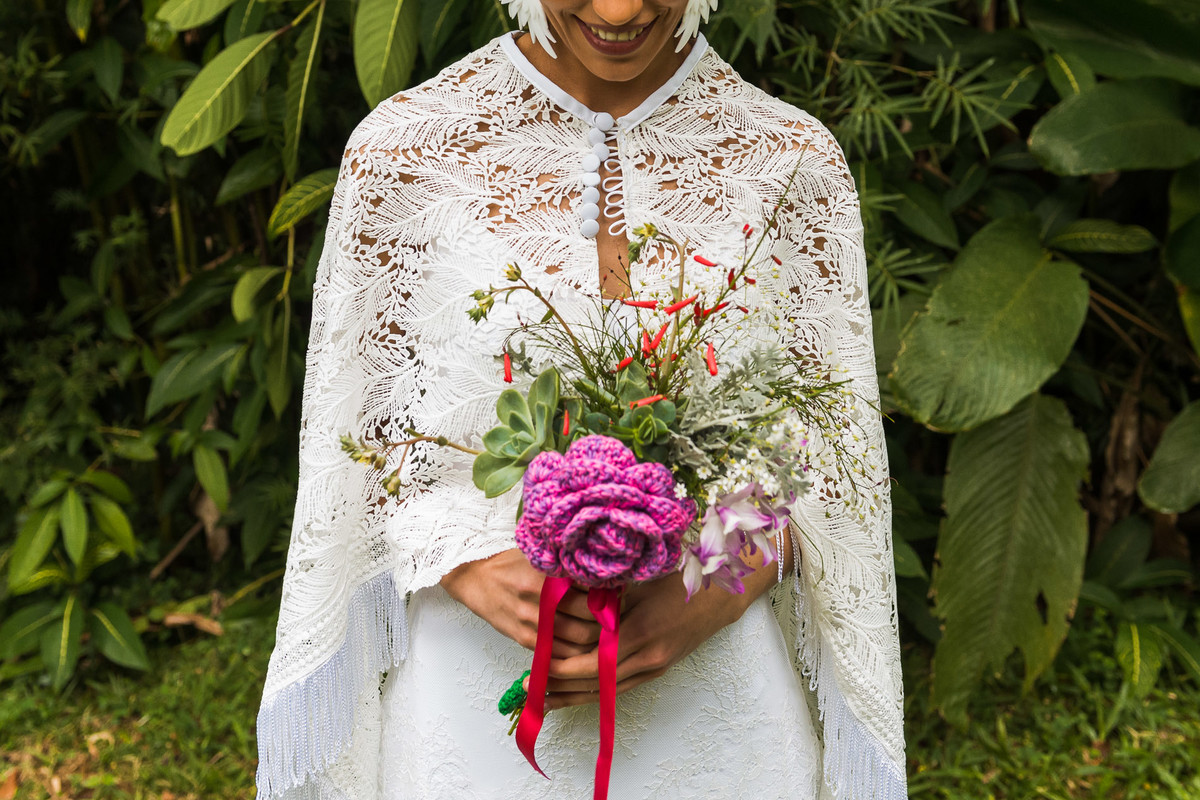 noiva pronta antes do casamento