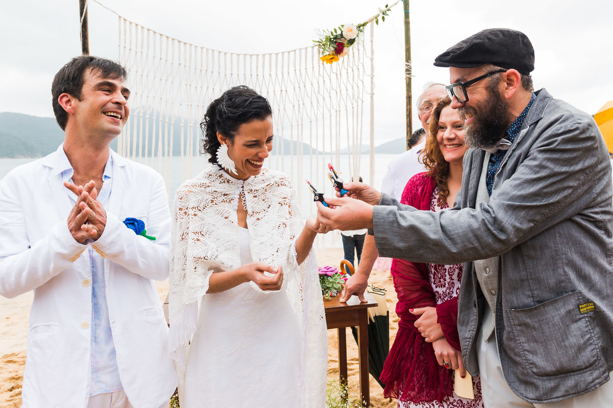 cerimonia de casamento na praia