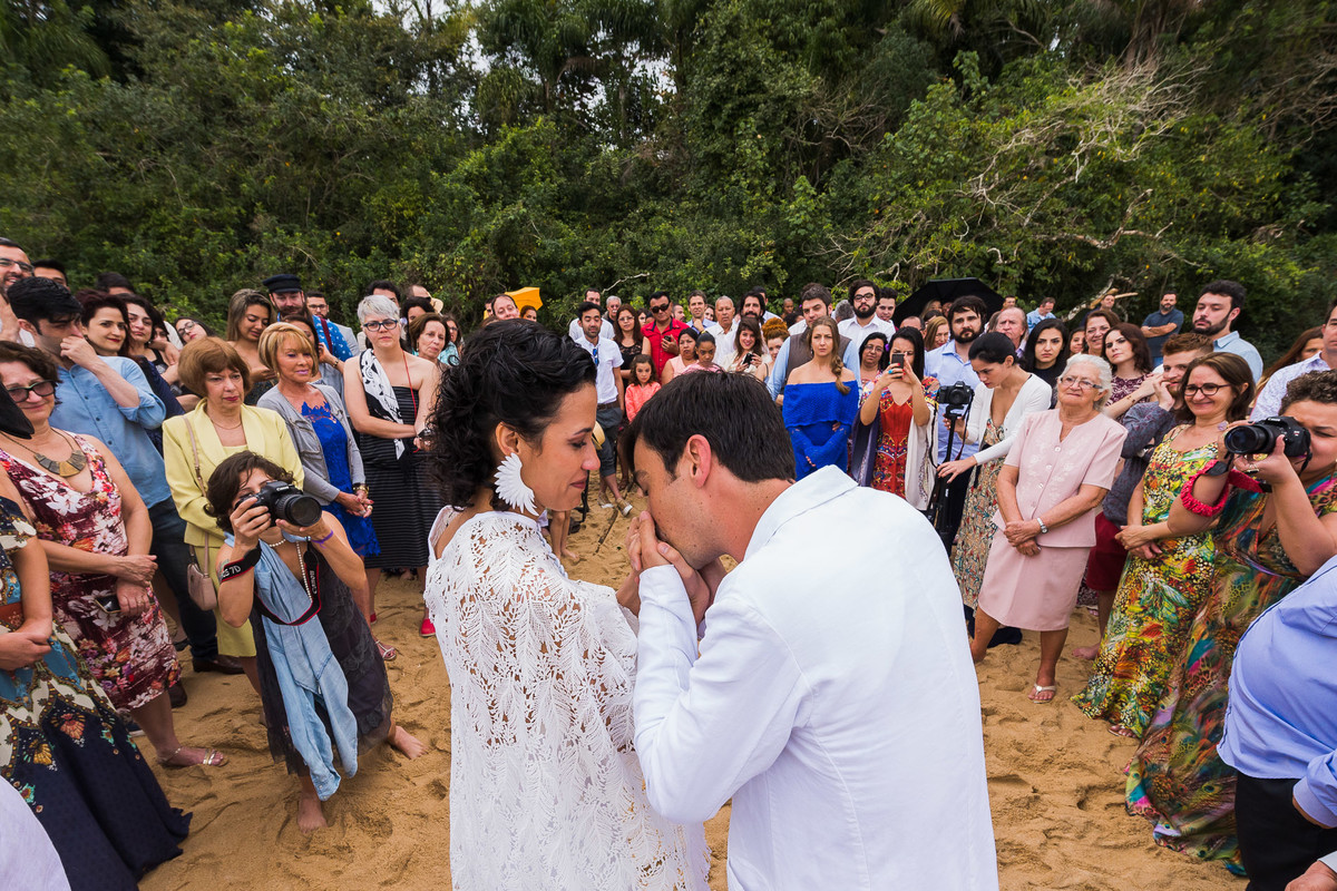 cerimonia de casamento na praia