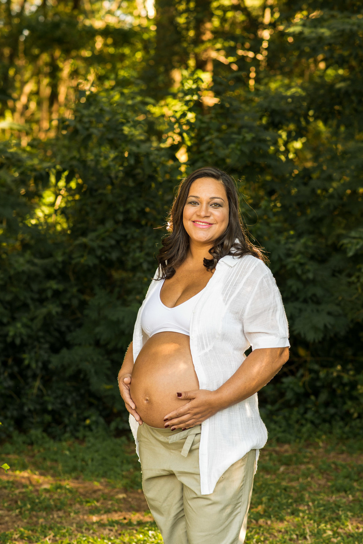 gestante sozinha no parque vila lobos