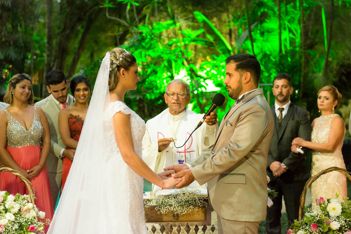 cerimônia no campo no Buffet Mombaça Park