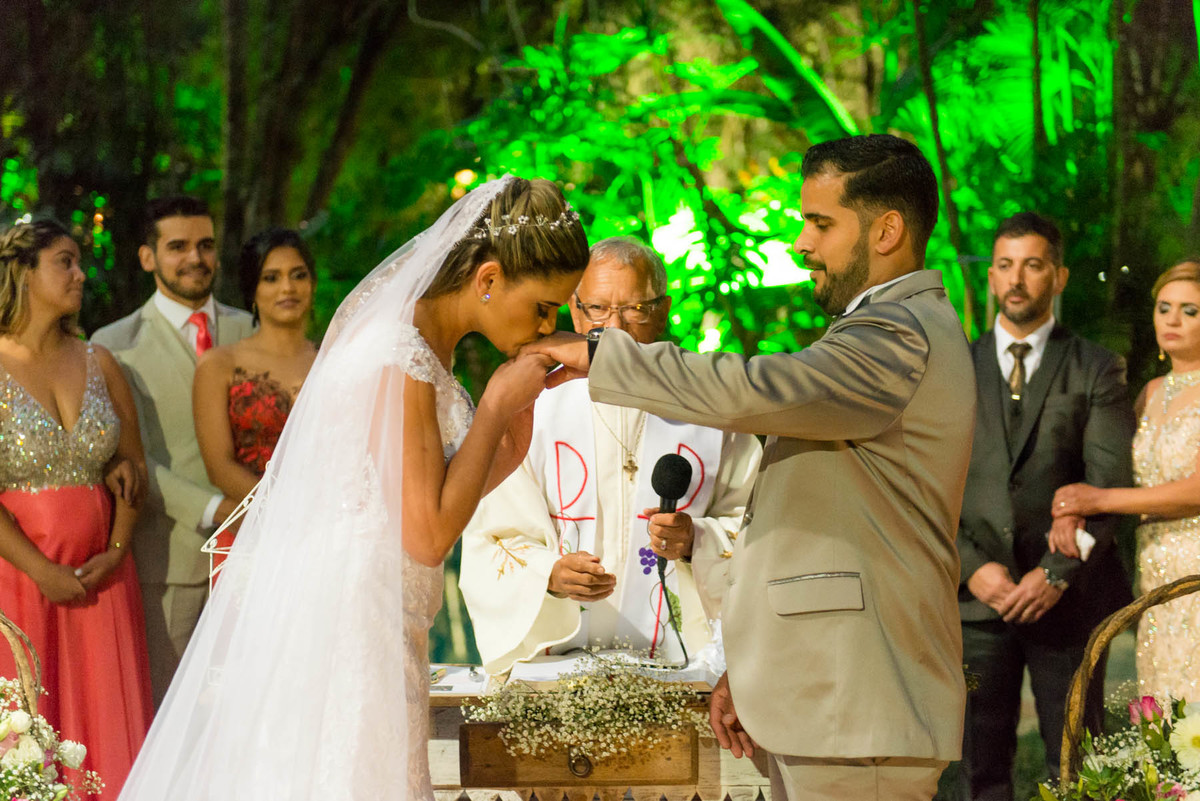 cerimônia no campo no Buffet Mombaça Park