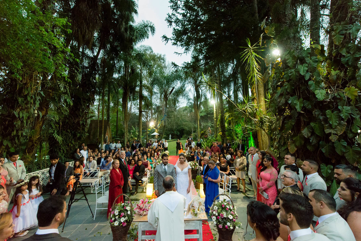 cerimônia no campo no Buffet Mombaça Park