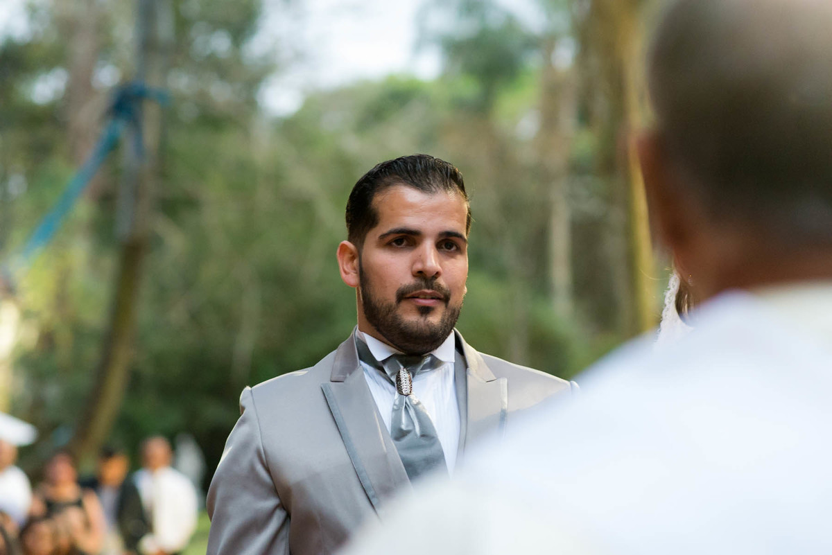 noivo no Buffet Mombaça Park