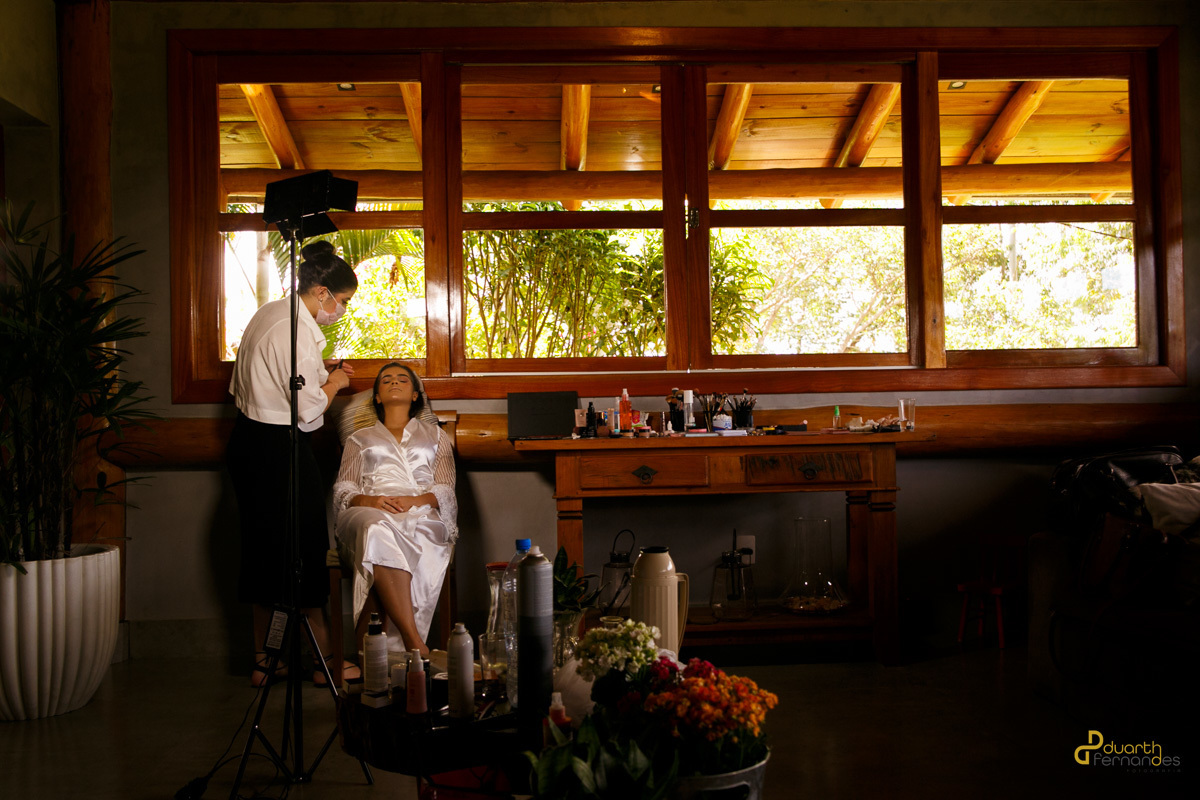 Making of de casamento em capelinha mG