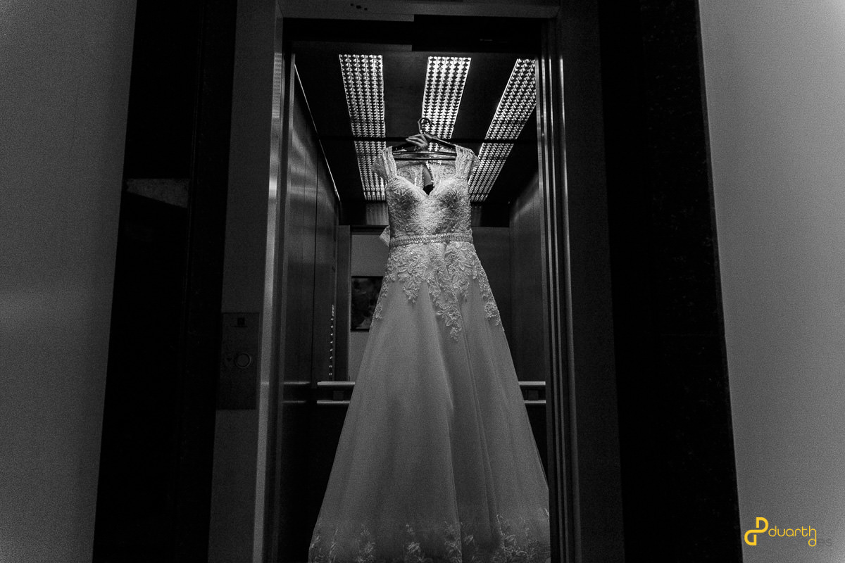 Vestido no elevador