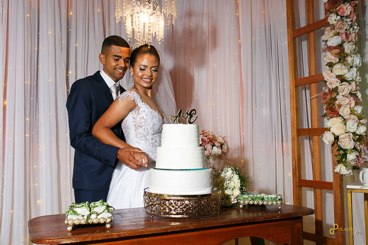 Detalhes da decoração do salão de festas