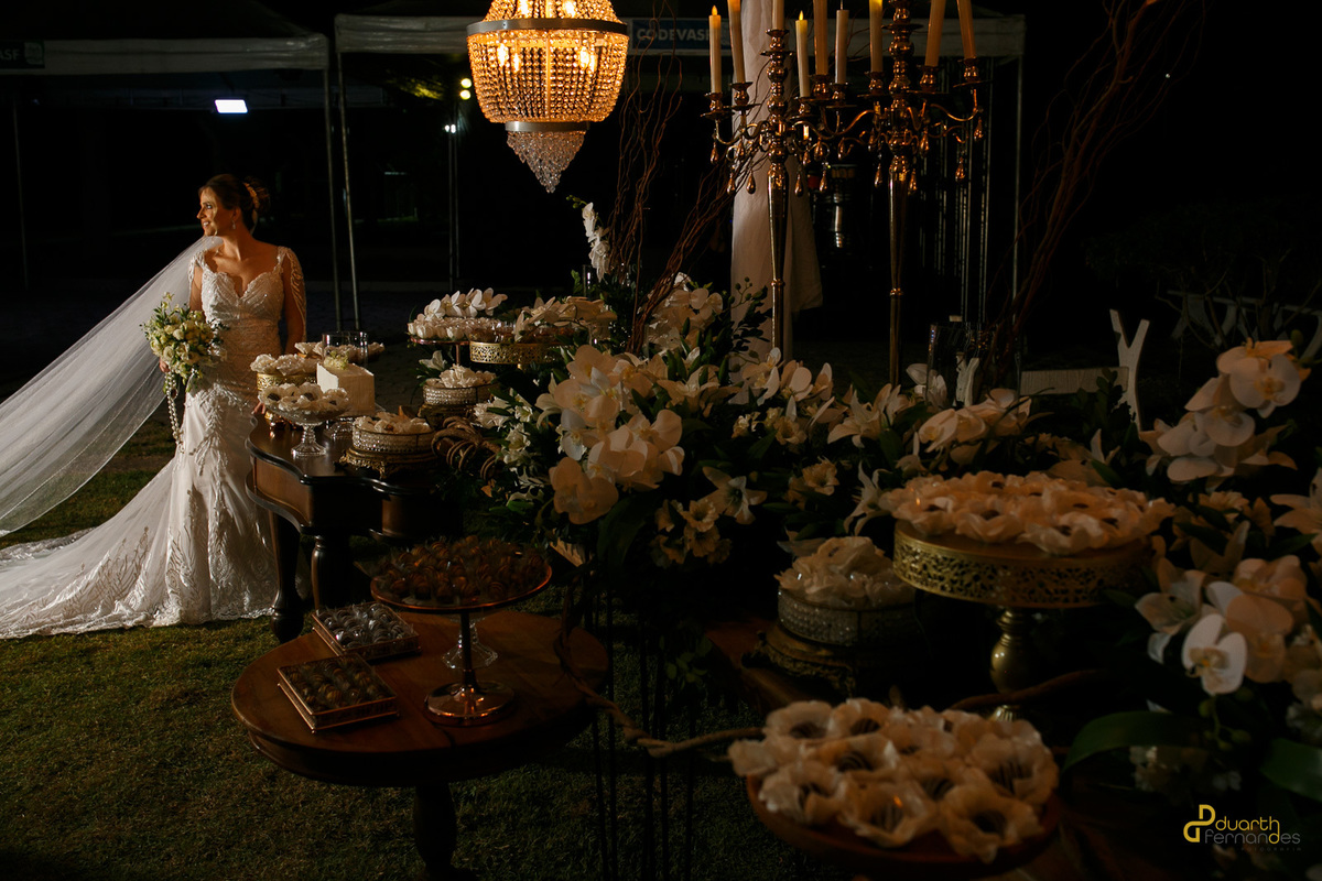 Foto de noiva em casamento em virgem da lapa