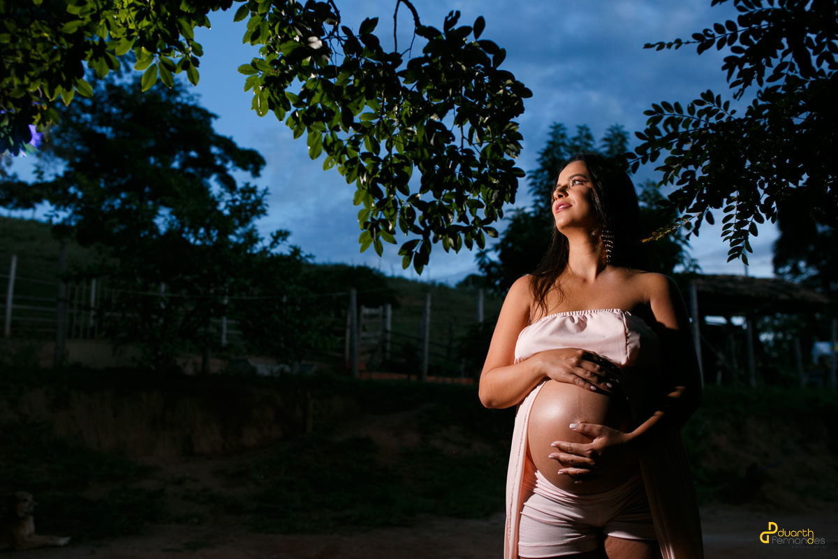 fotografia de gestante de itamarandiba