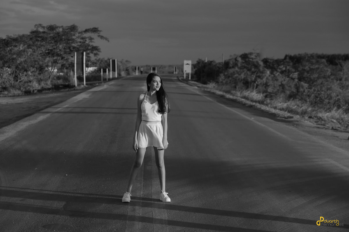 Debutante na rodovia