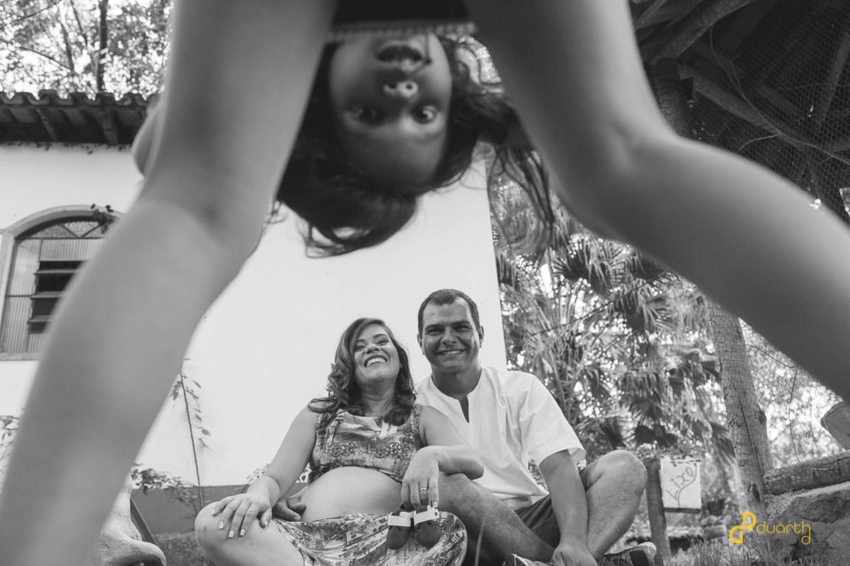 foto criativa de gestacao