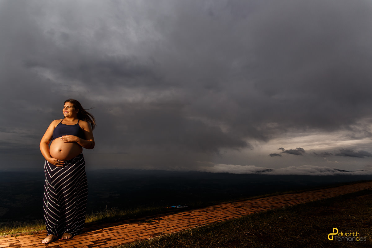 topo do mundo em brumadinho ensaio de gestante
