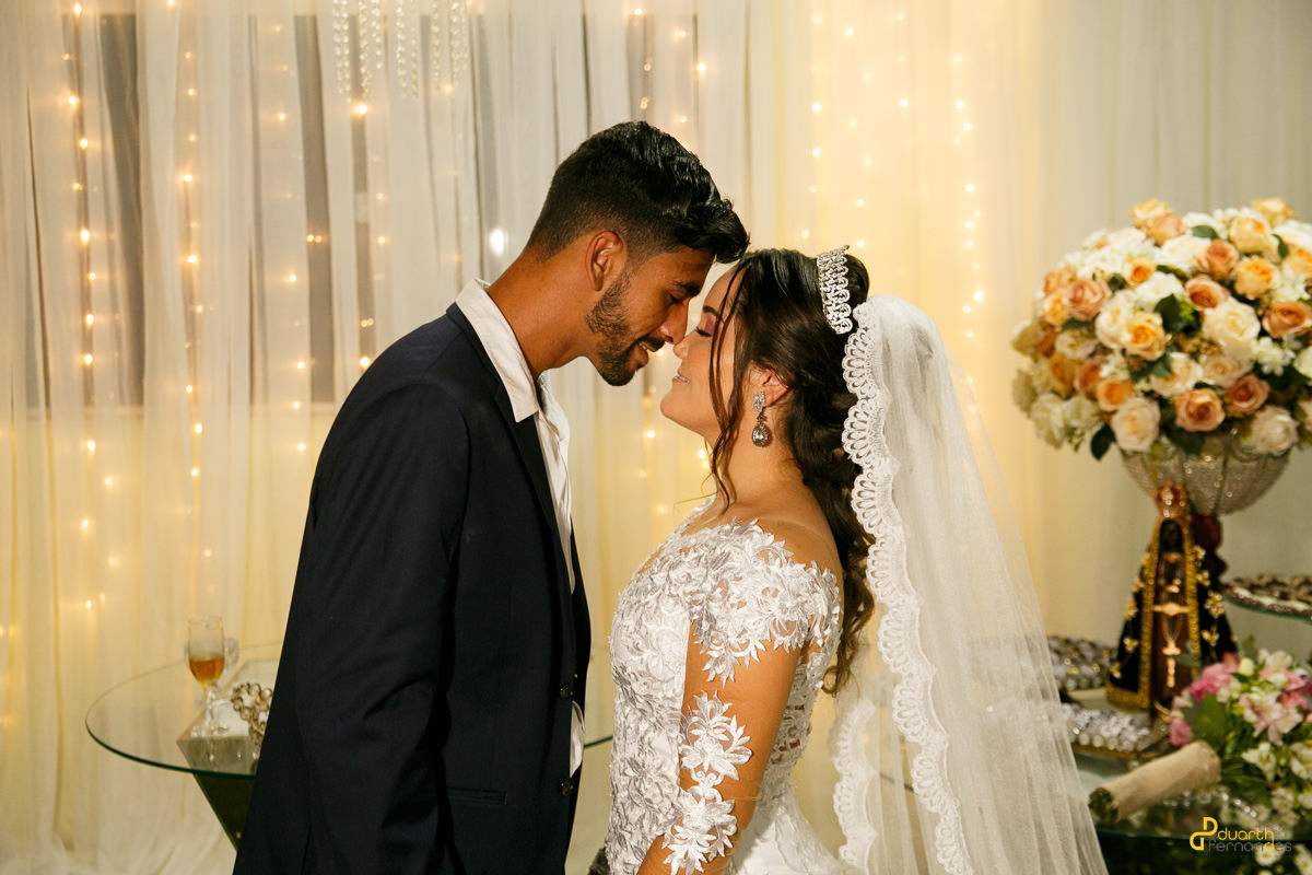 Foto de noivos de frente 