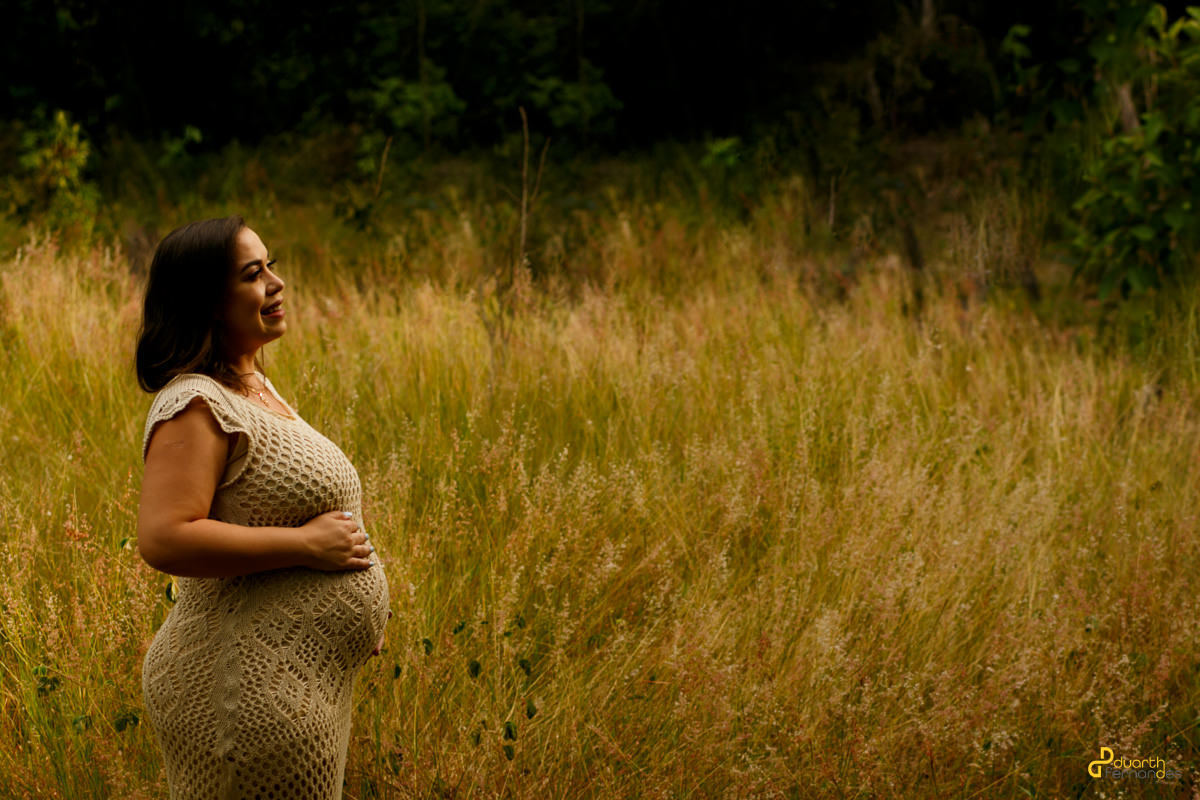 Ensaio Gestante de Luana ao ar livre