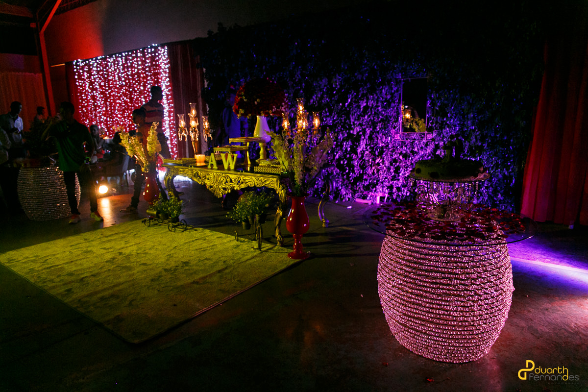 Vista da decoração do casal