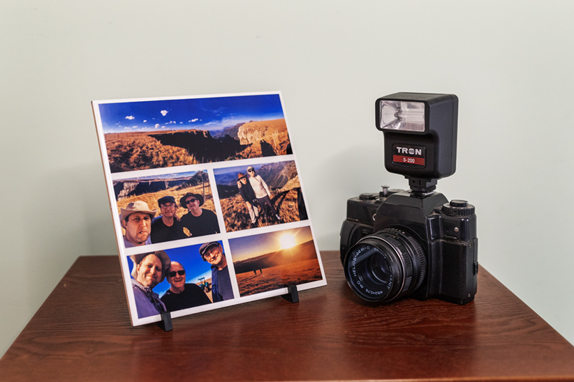 Mosaico sobre azulejo