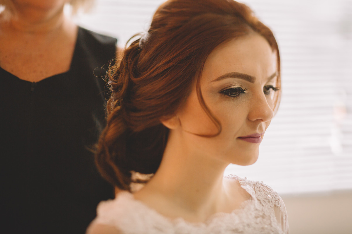 Cabelo ruivo da noiva ruiva