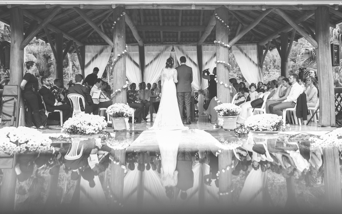 Casamento ao ar livre