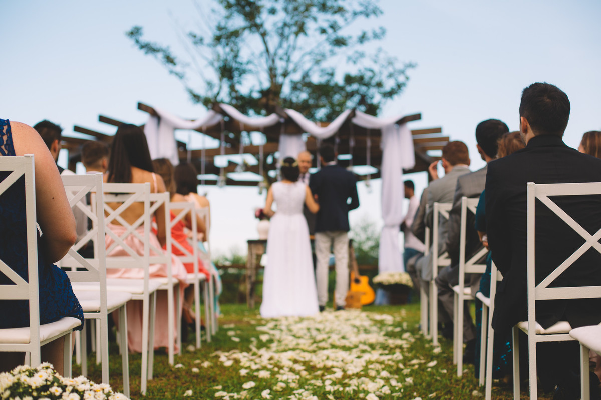 Casamento ao ar livre