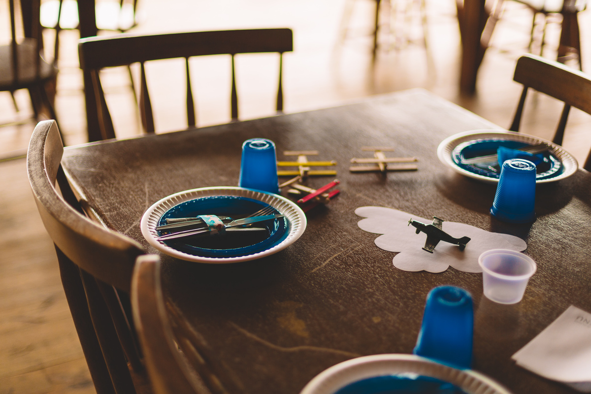 Festa com o tema aviação