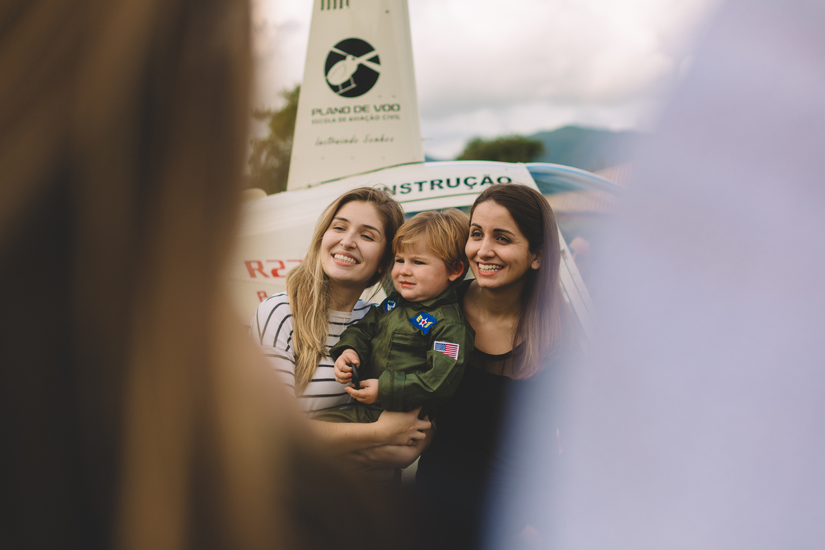 primas com o aniversariante