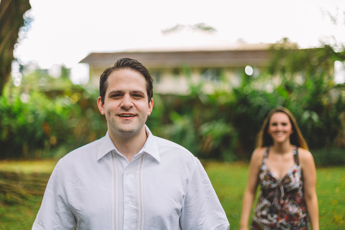 Noivos se divertindo