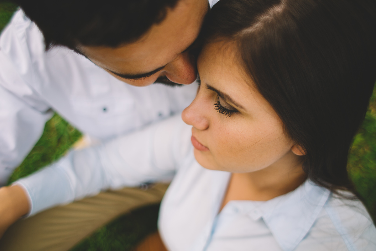 Detalhes do cílio da namorada