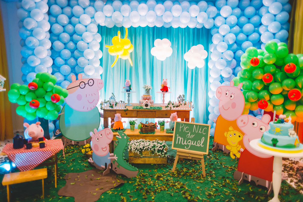 Foto da decoração de aniversário infantil