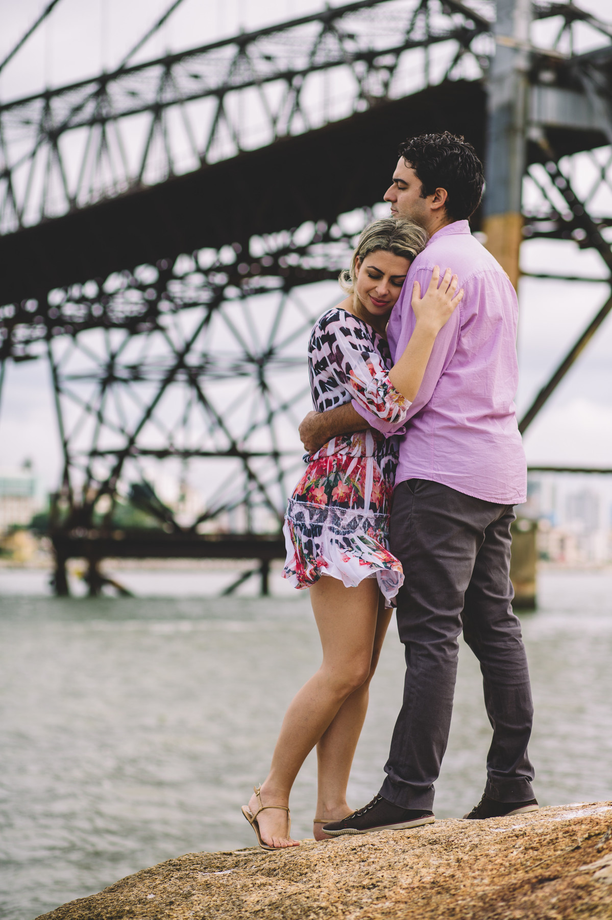 Abraçados em Florianópolis