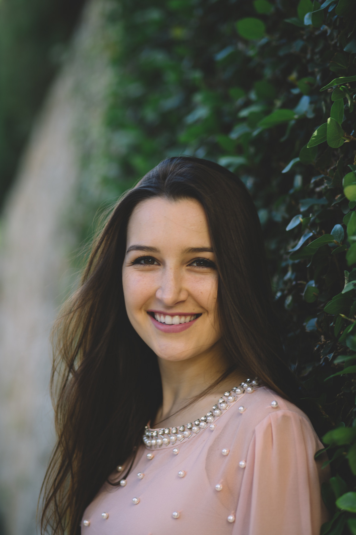 Foto de garota feliz